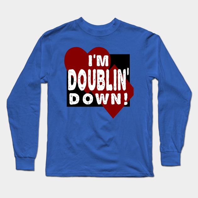 Double Down Domino Long Sleeve T-Shirt by Damsels of Dorkington